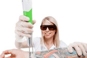Tattoo Removal Handpiece up close